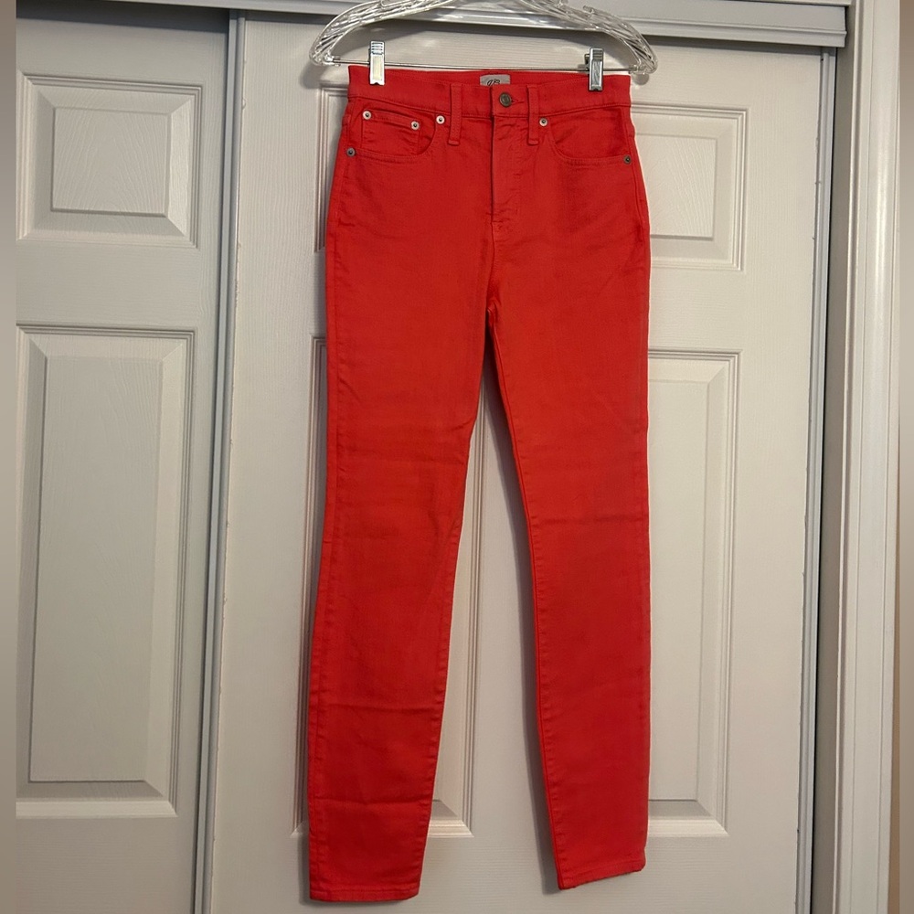 J.Crew highest rise toothpick jeans